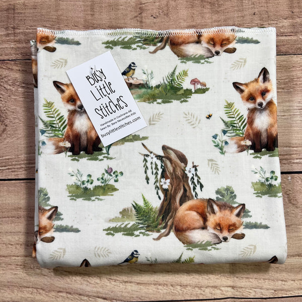 Fox & Fern Toddler Blanket