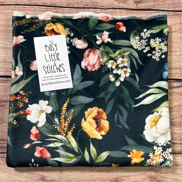 Vintage Botanical Toddler Blanket