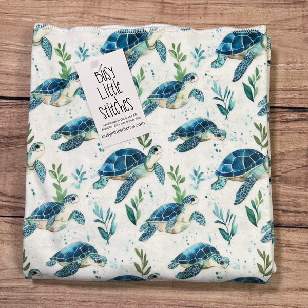 Sea Turtles Toddler Blanket