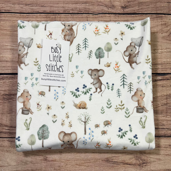 Forest Mice Toddler Blanket