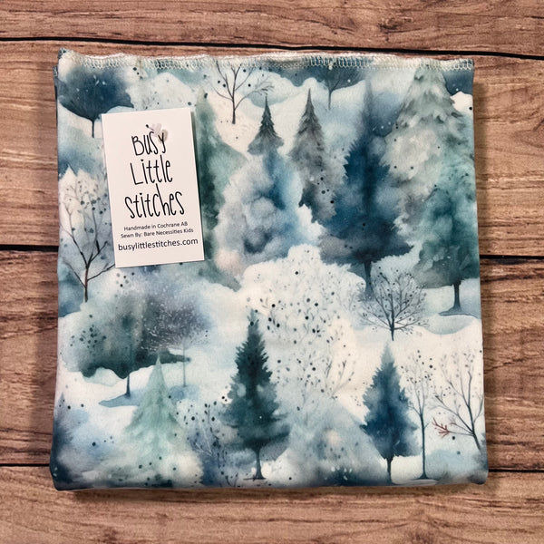 Frosty Forest Toddler Blanket