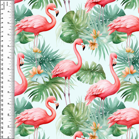 PREORDER Monstera Flamingo Blanket