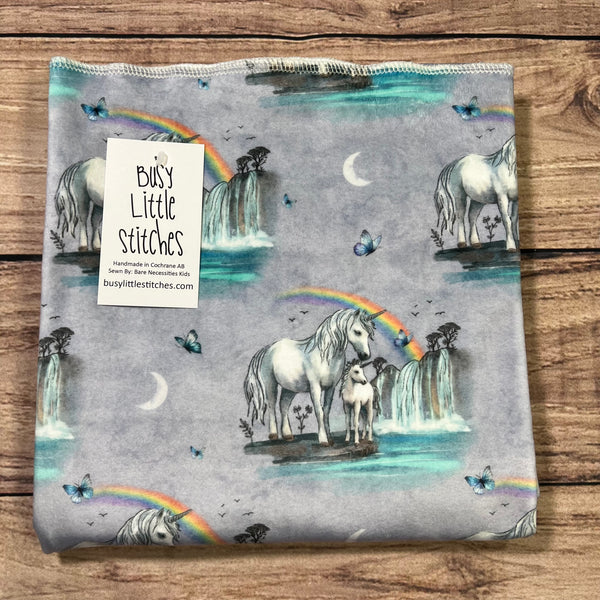 Unicorn Moon Water Lilac Toddler Blanket