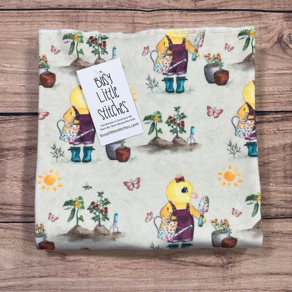 Bianca Duck Garden Floral Toddler Blanket