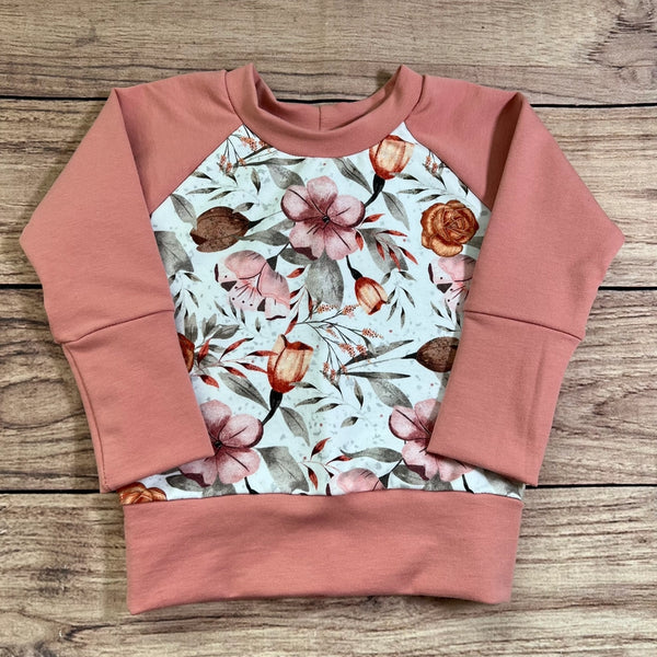 3-12 Month Aurelia Floral Grow With Me Sweater