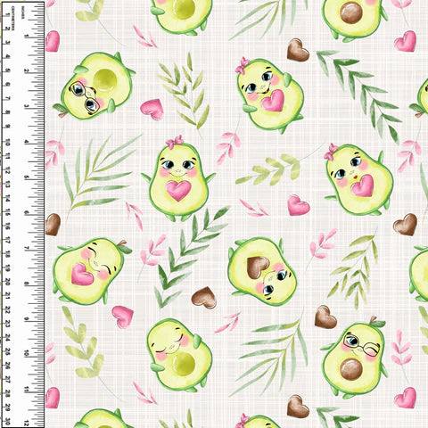 Avocado Cuties Toddler Blanket