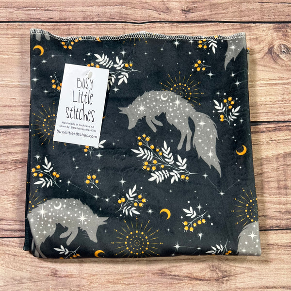 Constellation Fox Berries Toddler Blanket