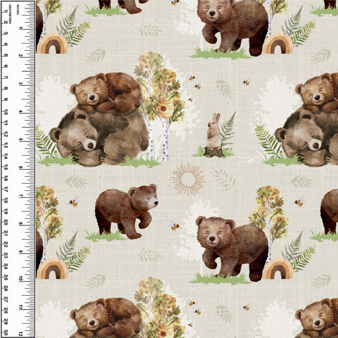Bear Nap Toddler Blanket