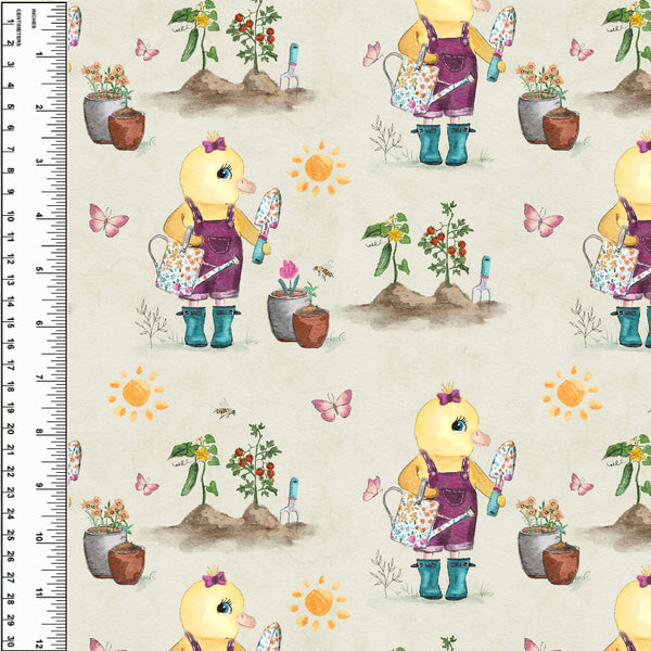 Bianca Duck Garden Floral Toddler Blanket