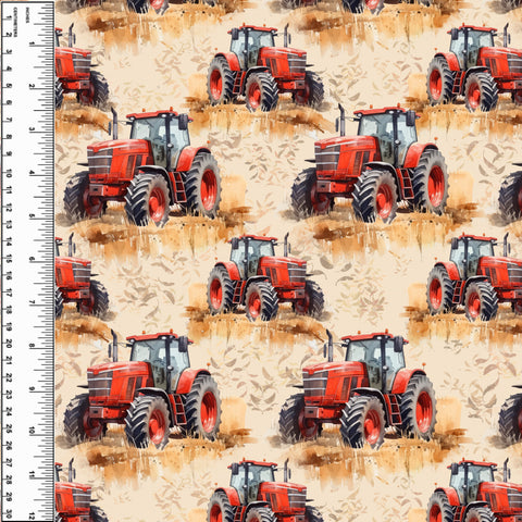 PREORDER Big Red Tractor Toddler Blanket