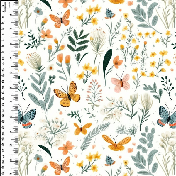 PREORDER Butterfly Wildflower Field Blanket