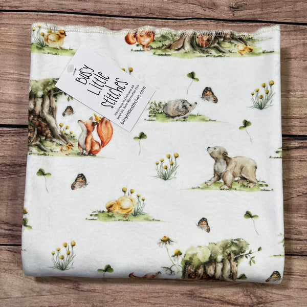 Woodland Neighbours Toddler Blanket