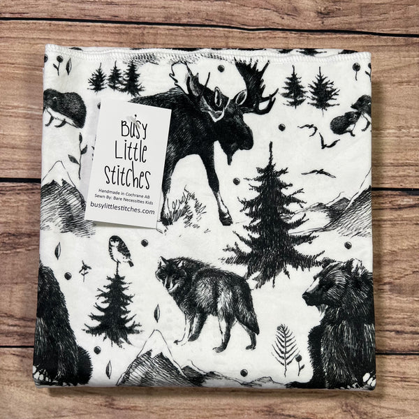 Sketched Forest Toddler Blanket