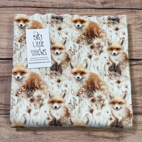 Sly Prairie Fox Toddler Blanket