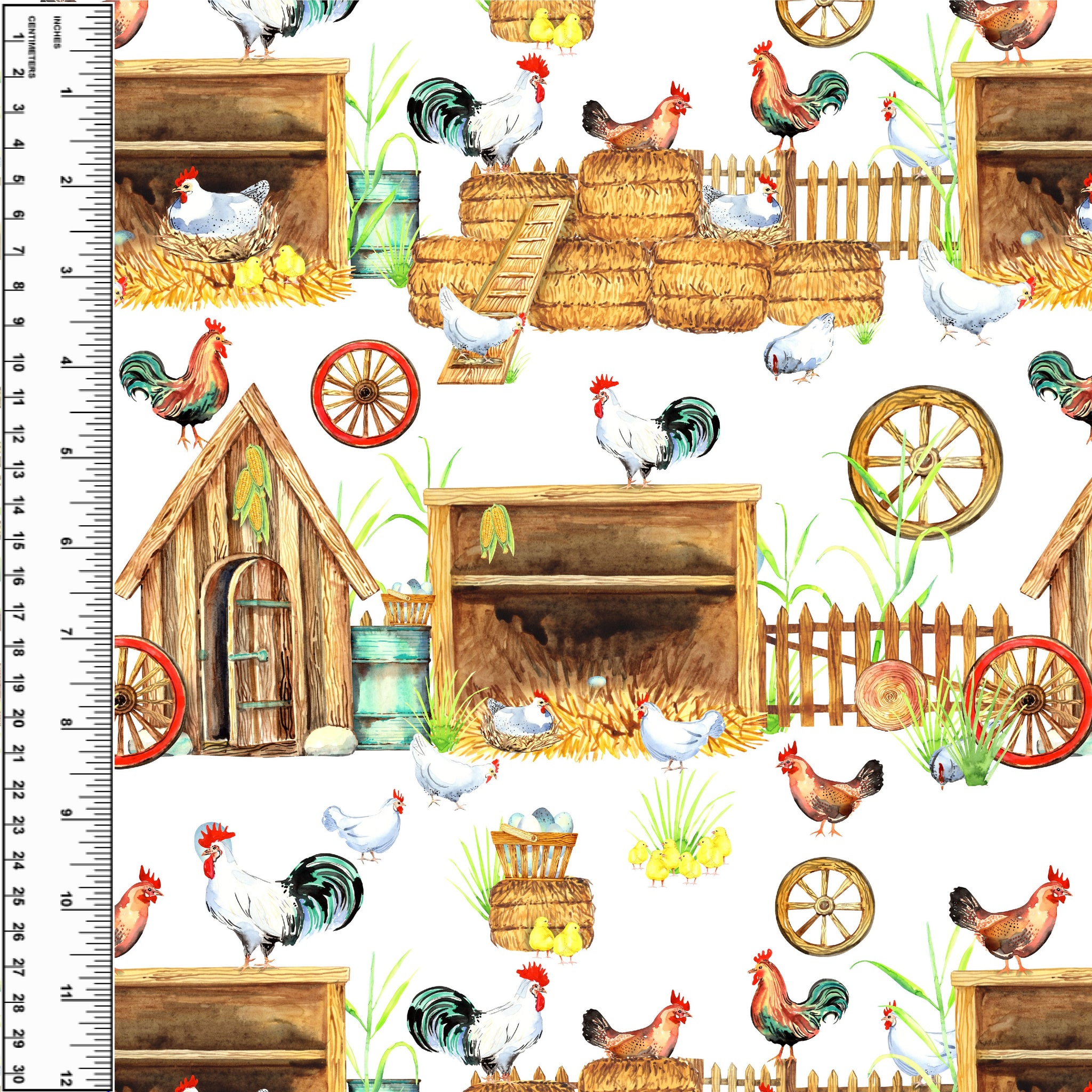 PREORDER Chicken Coop Toddler Blanket