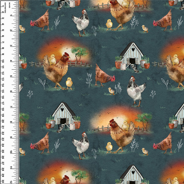 Chickens Tatra Steel Toddler Blanket