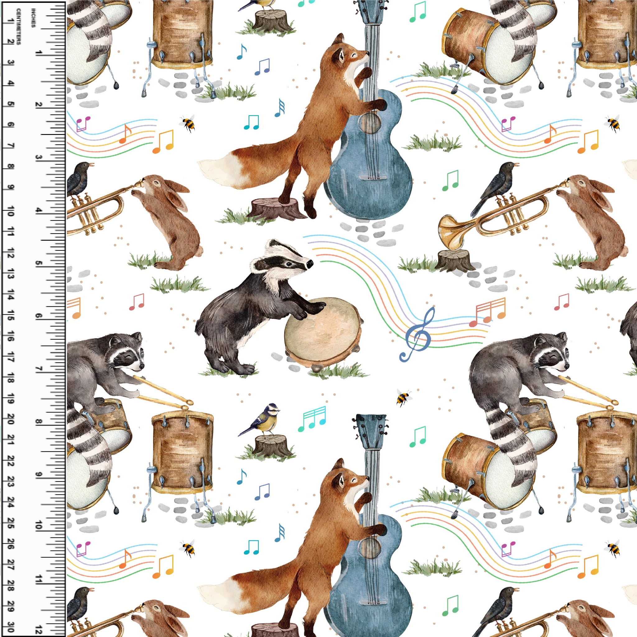 Concert Forest Toddler Blanket