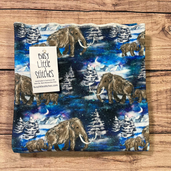 Woolly Mammoth Galaxy Toddler Blanket