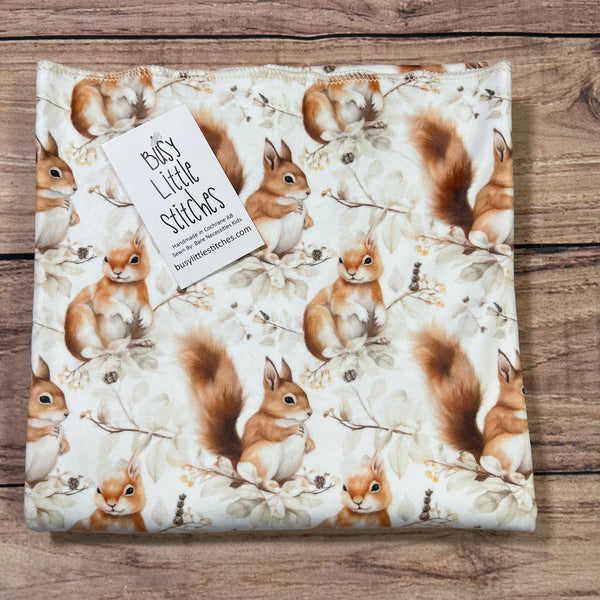 Sweet Squirrel Branches Toddler Blanket