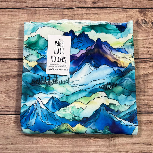 Alcohol Ink Mountains Adult Blanket