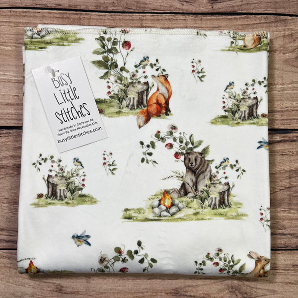 Woodland Curious Campfire Toddler Blanket