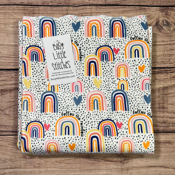 Follow The Rainbow Toddler Blanket