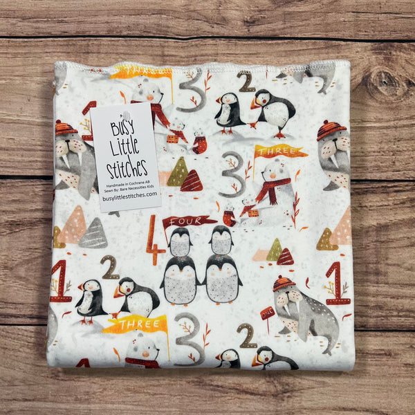 Arctic Counting Animals Toddler Blanket