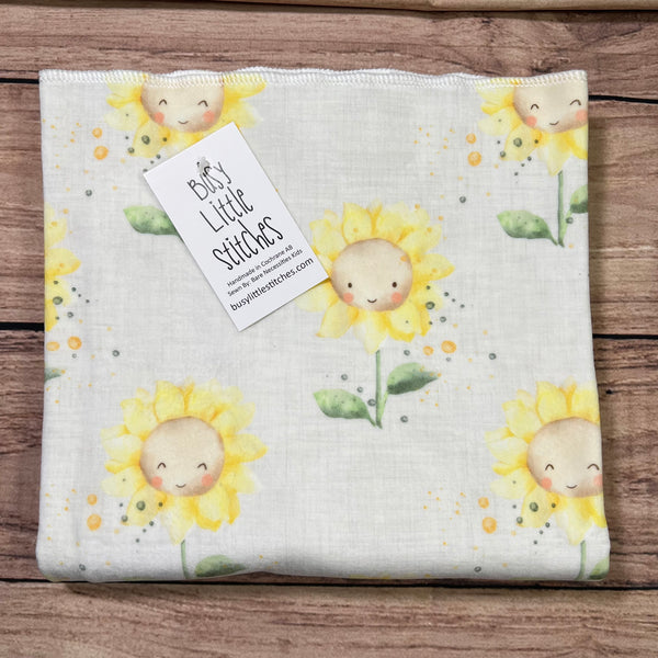 Sunflower Linen Adult Blanket