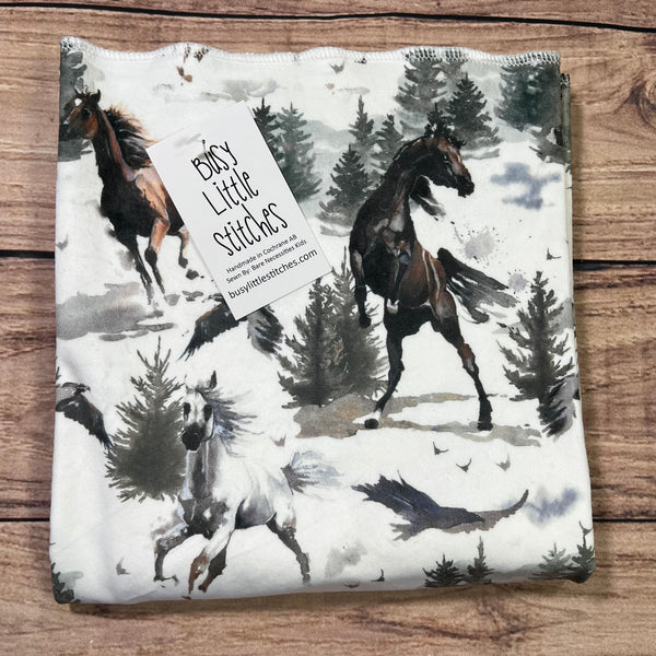 Wild Horses Toddler Blanket