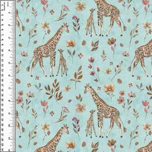 PREORDER Floral Giraffe Mint