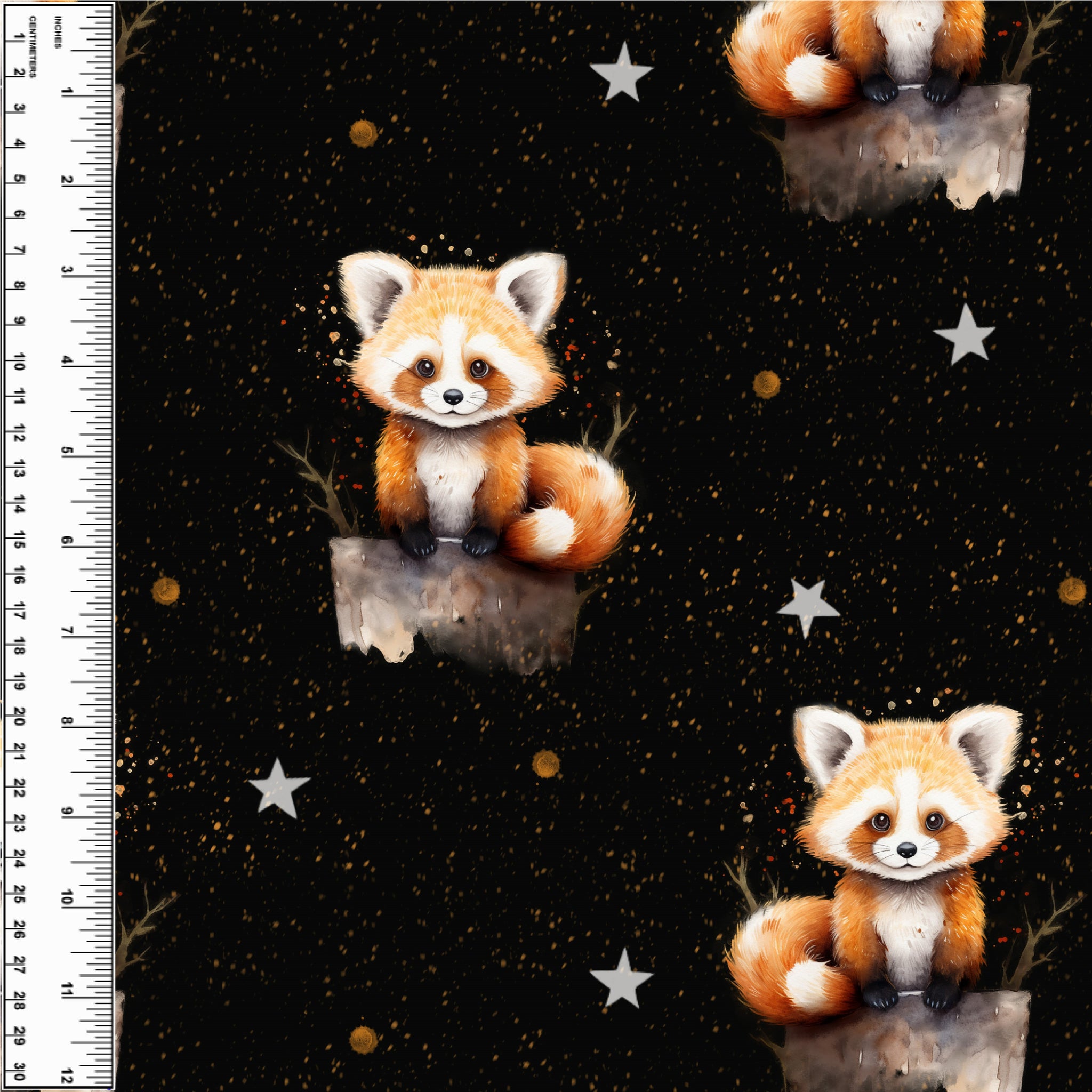 PREORDER Fox on a Stump Toddler Blanket