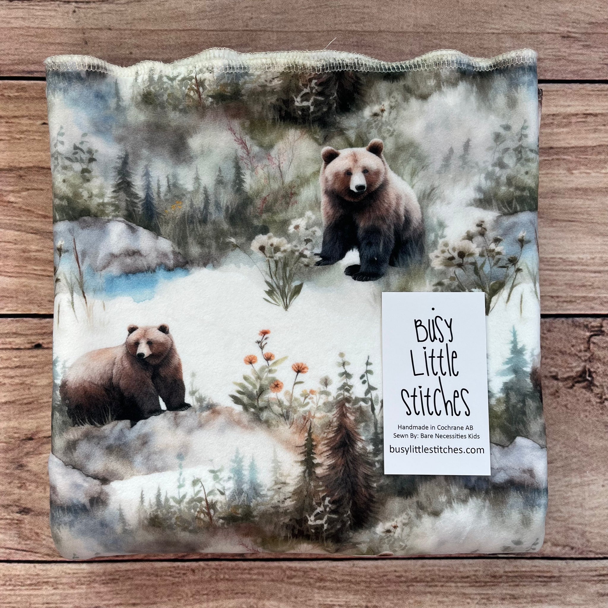 PREORDER Grizzly Floral Blanket