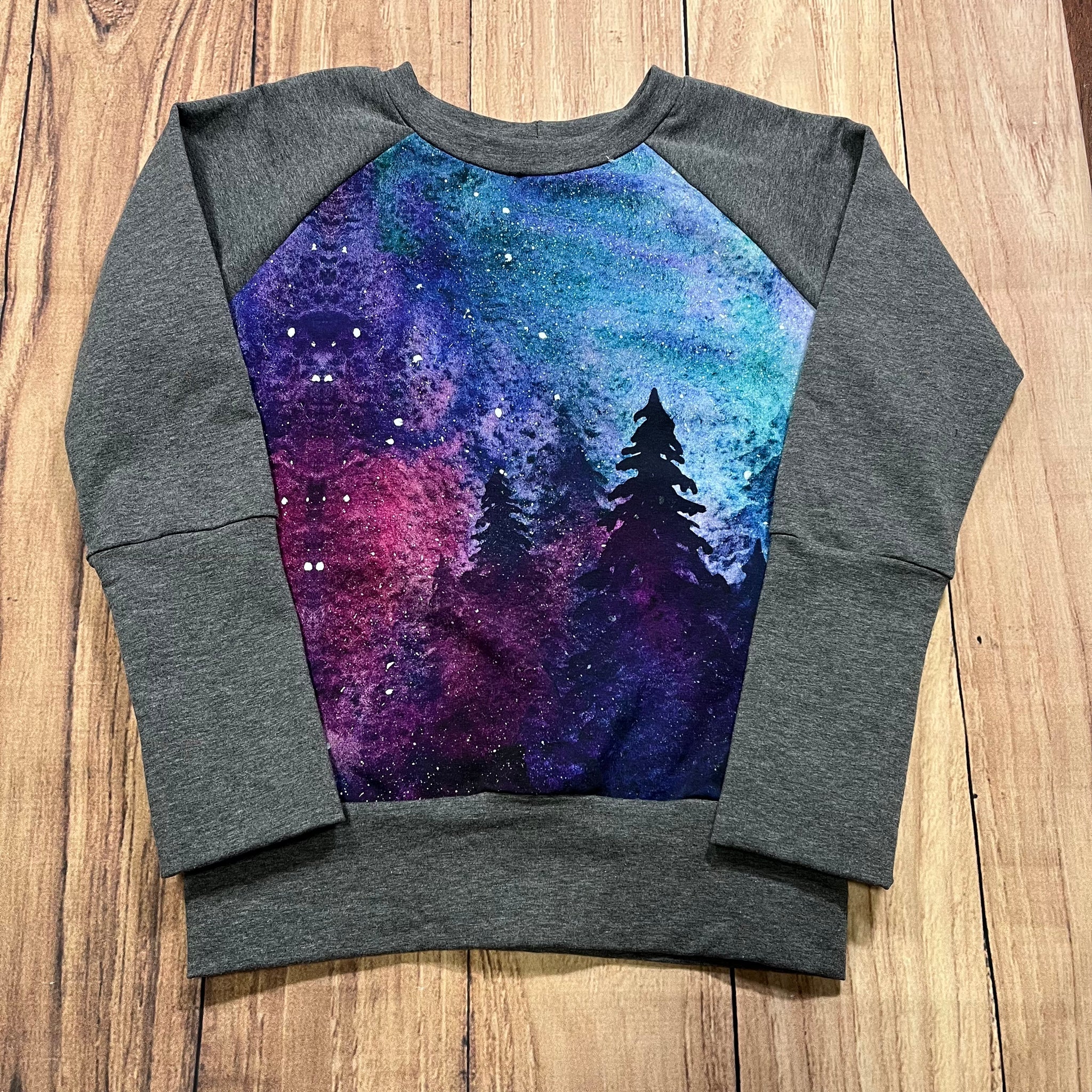 9 Month - 3 Year Forest Border Grow With Me Sweater