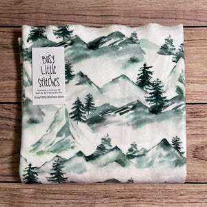 Hazy Forest Green Blanket