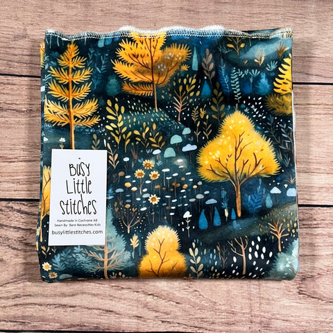 PREORDER Mustard Blue Forest Blanket