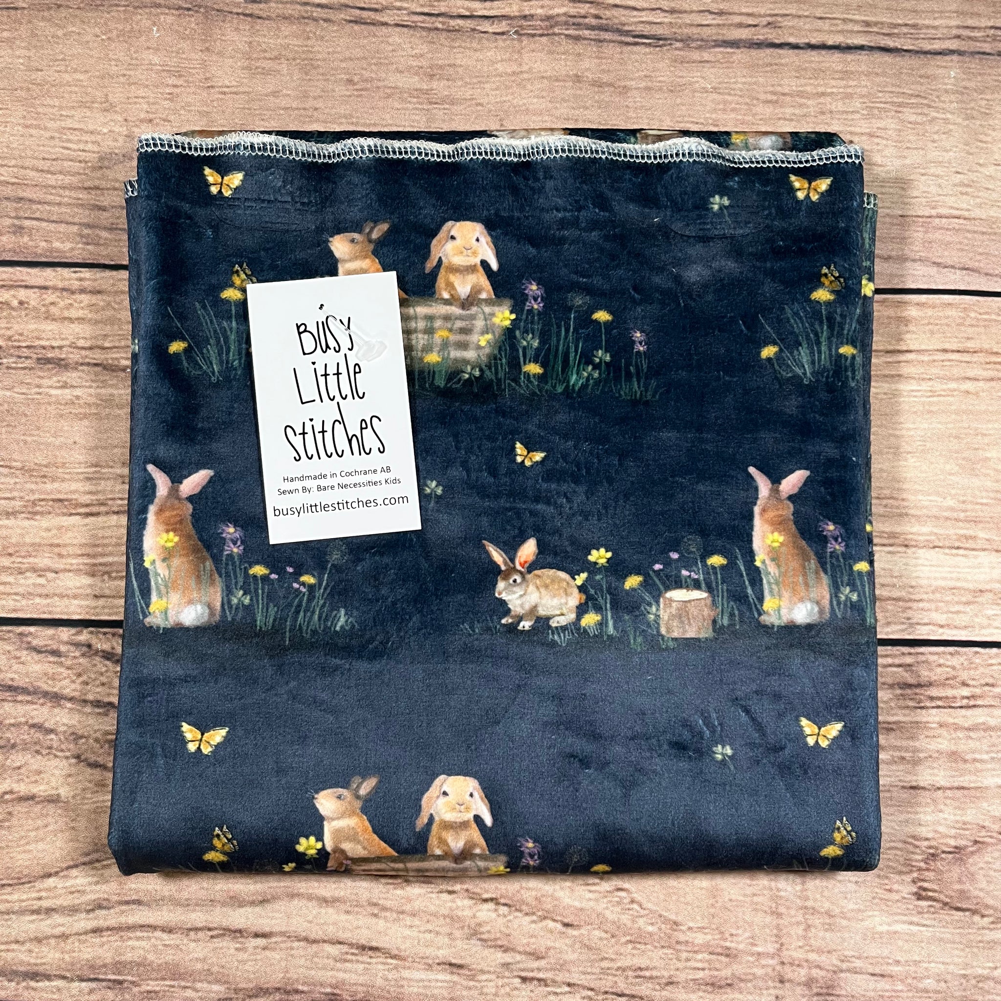 PREORDER Bunny Basket Blue Blanket