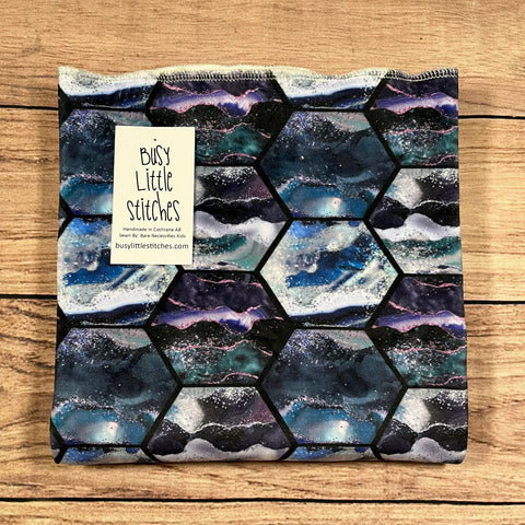 PREORDER Ocean Agate Hexagons Blanket