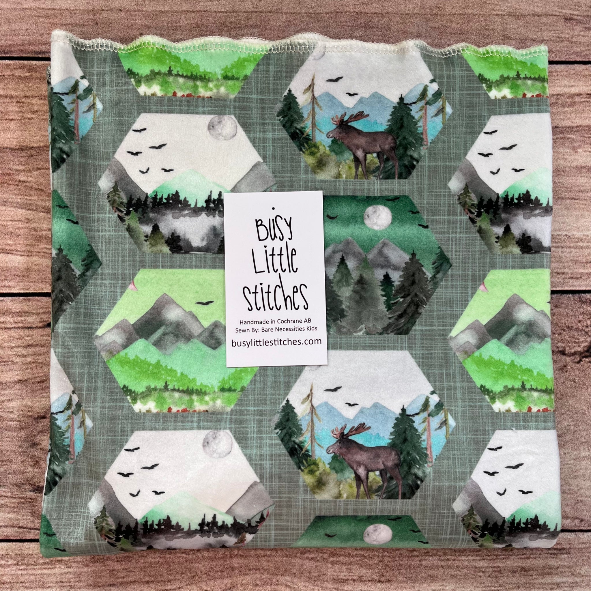 PREORDER Hexed Wilderness Green Blanket