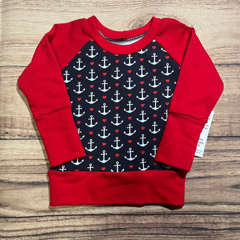 3-12 Month Anchors Grow With Me Sweater