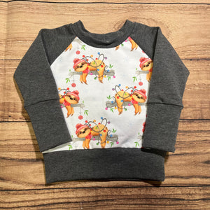 3-12 Month Sloth Lights Grow With Me Sweater