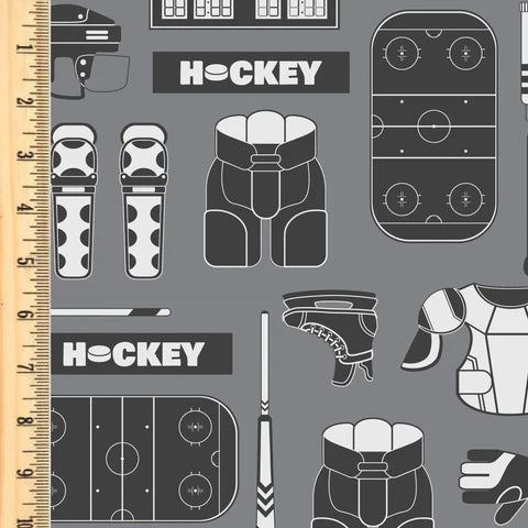 Hockey Things Toddler Blanket