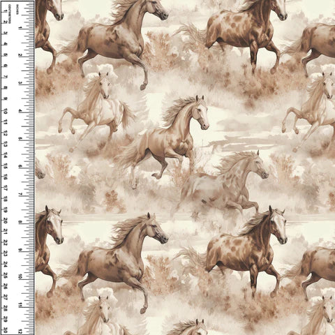 Horses Running Toddler Blanket