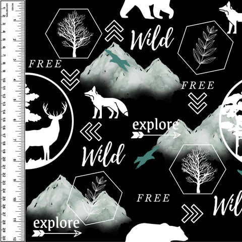 PREORDER Explore Wild & Free Black Blanket