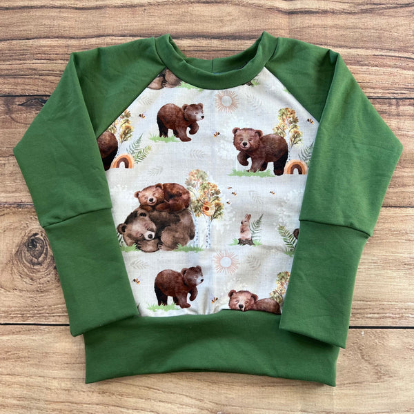 18 Month - 4 Year Bear Nap Grow With Me Sweater