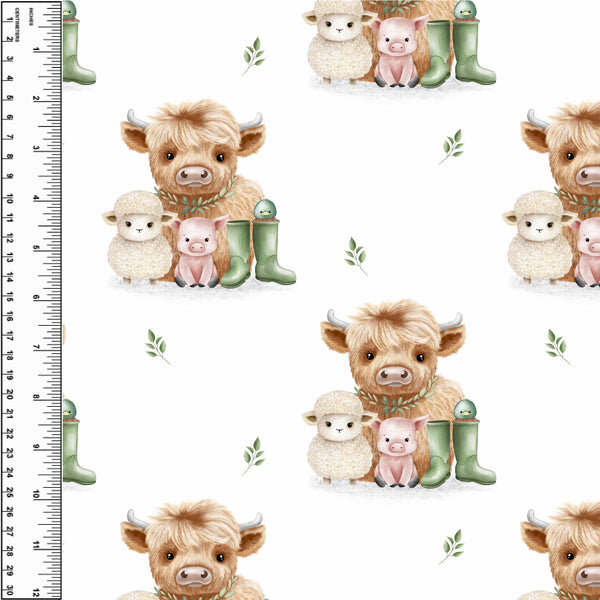 Little Farm Boots Toddler Blanket