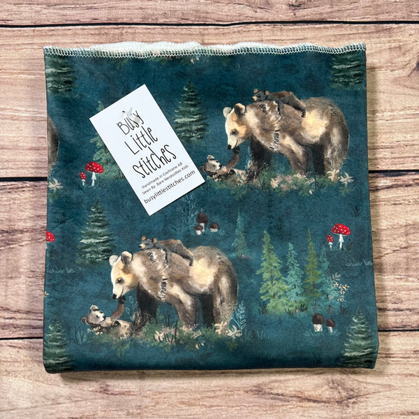 PREORDER Mama Bear Petrol Blanket