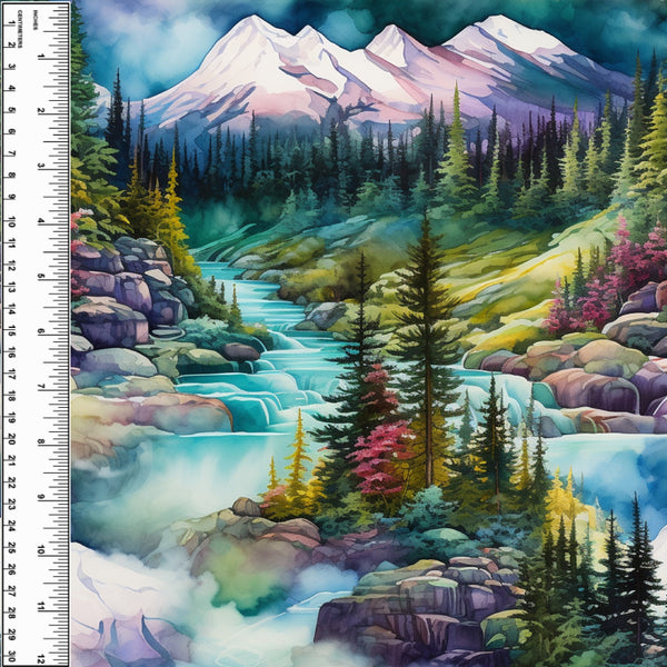 PREORDER Mountain Landscape Blanket