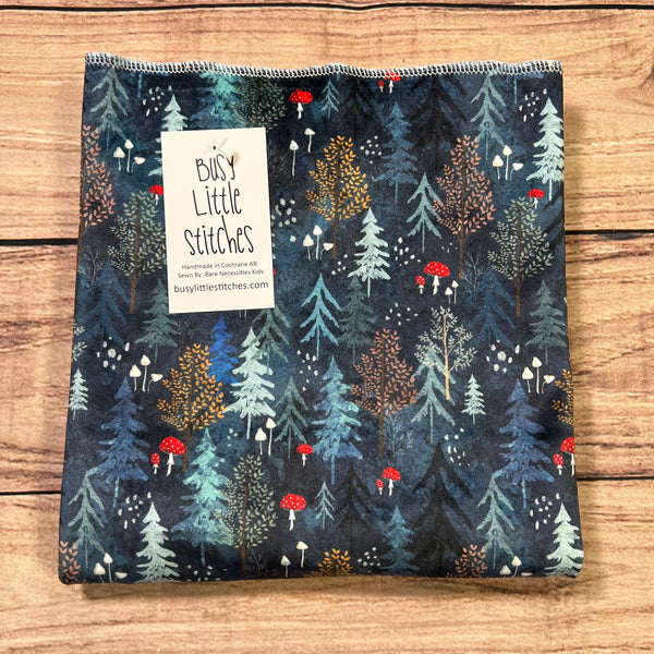 PREORDER Mushroom Forest Navy Blanket