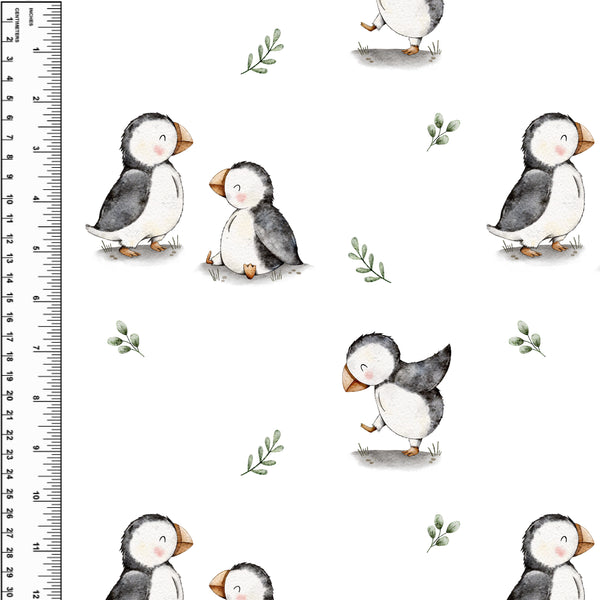 Puffin Smiles Toddler Blanket