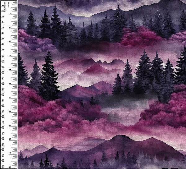 PREORDER Purple Linen Mountains Blanket